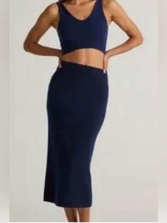 Eileen Fisher Dresses & Skirts - Vintage Eileen Fisher 100% Wool Maxi Skirt - Navy Blue - Size M